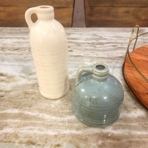Magnolia ceramic jug decor set